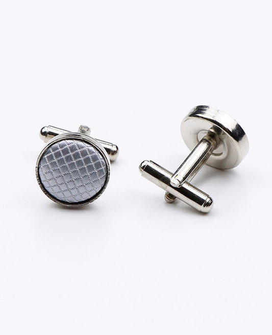 Boutons de Manchette Gris n°1 en Polyester | Martin - Unipap's