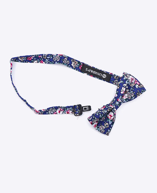 Noeud Papillon Liberty Bleu n°10 Enfant en Coton | Gaspard - Unipap's