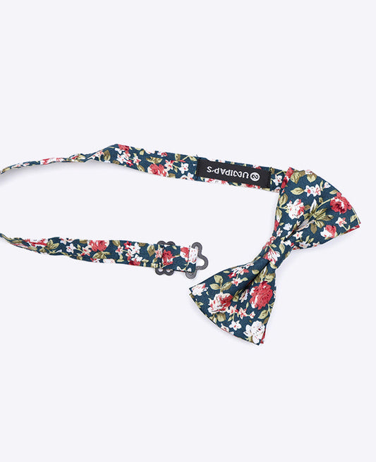 Noeud Papillon Liberty Vert n°1 Homme en Coton | Charles - Unipap's