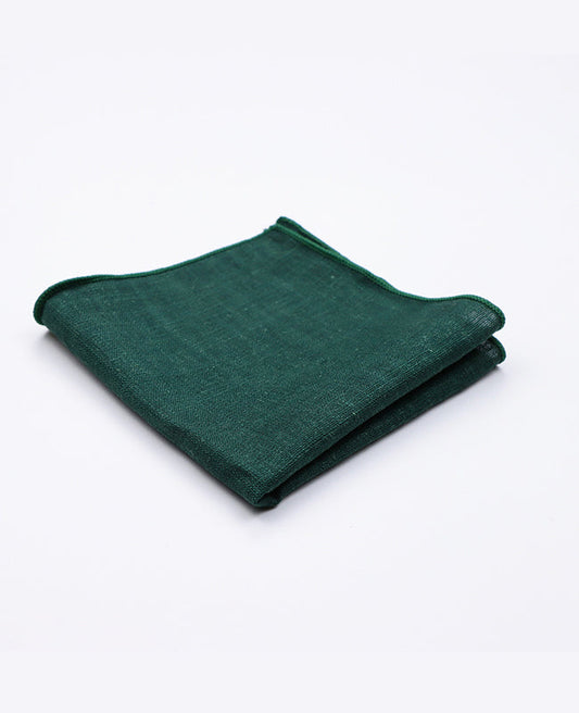 Pochette de Costume Vert n°4 Homme en Coton | Edgard | Unipap's