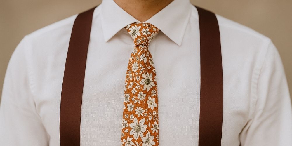 Comment assortir sa cravate à des bretelles pour un look homme élégant Imagem