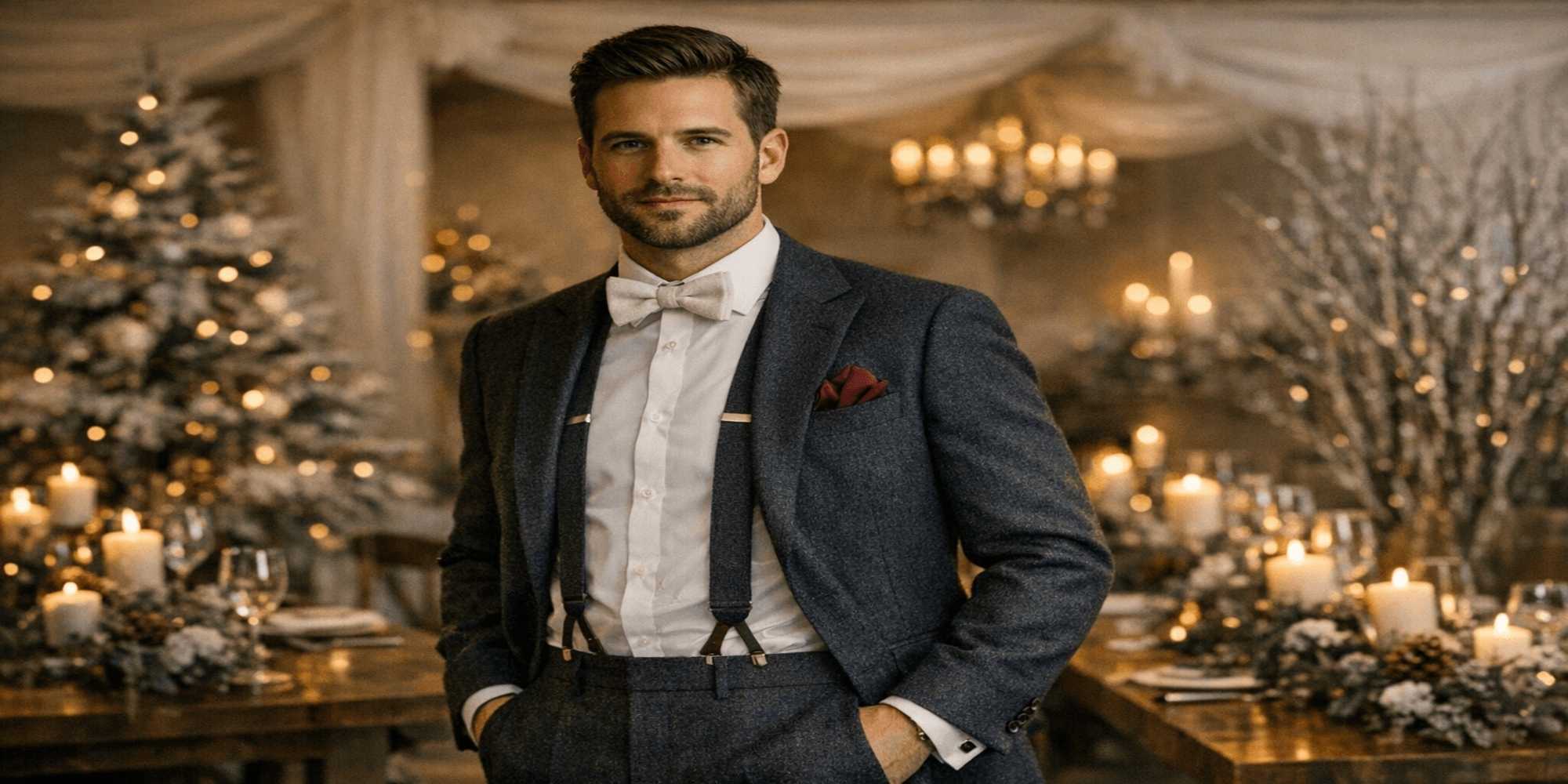 Quelles bretelles choisir pour un mariage d’hiver élégant ? Imagem