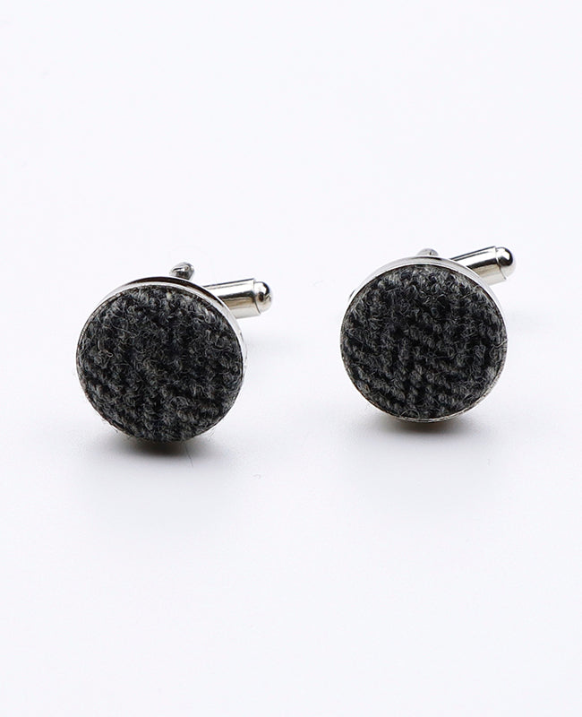 Boutons de Manchette Gris n°10 en Laine | Norbert - Unipap's