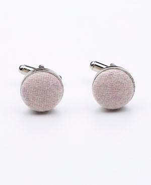 Boutons de Manchette Rose n°2 en Laine | Claude - Unipap's