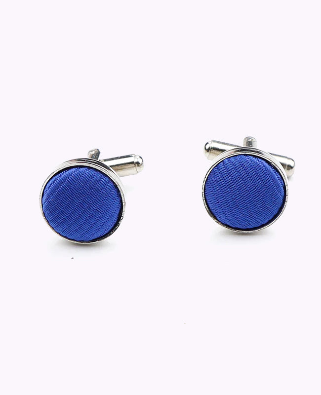 Abotoaduras Azul n°3 em Poliéster «Lucien»