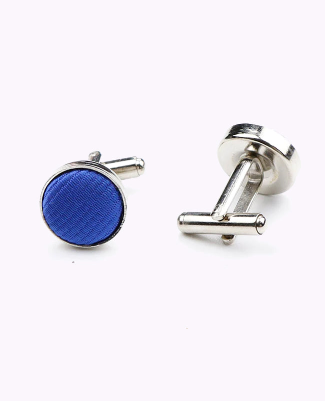 Abotoaduras Azul n°3 em Poliéster «Lucien»
