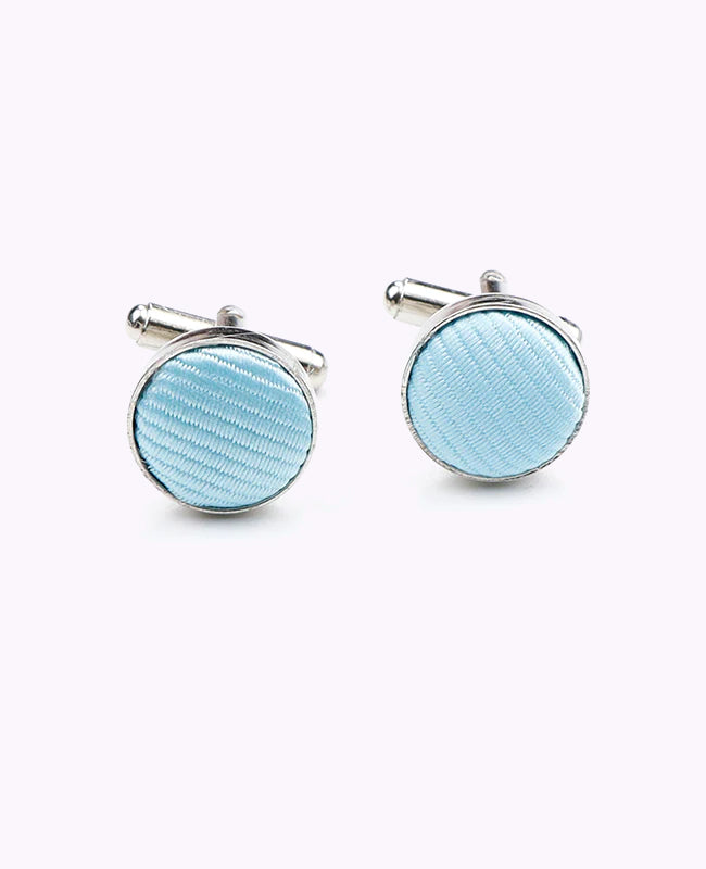 Abotoaduras Azul n°4 em Poliéster «Lucien»