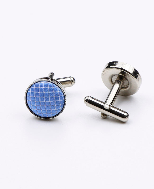 Abotoaduras Azul n°4 em Poliéster | Martin - Unipap's