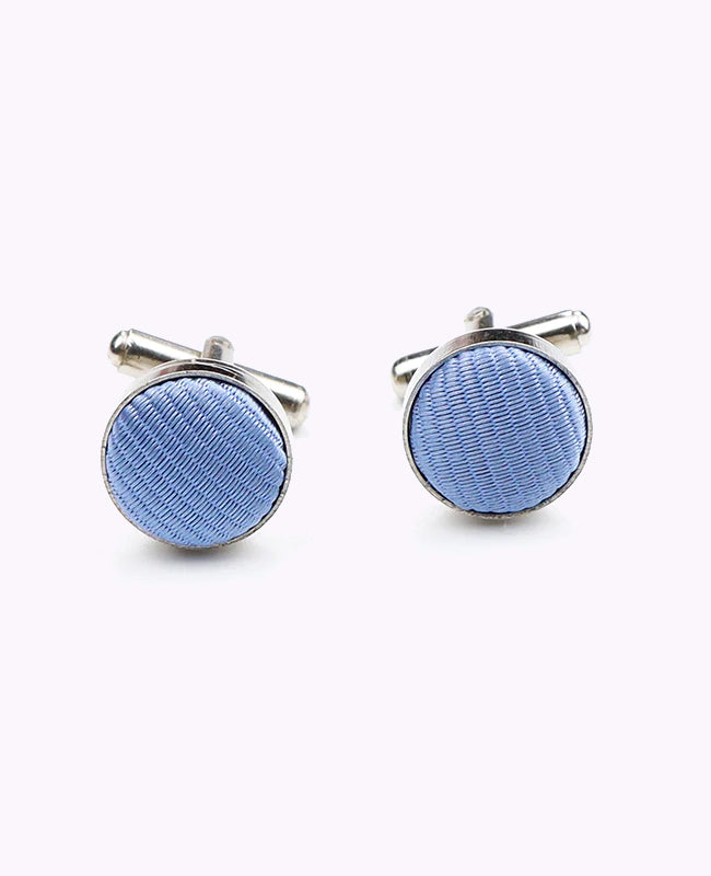 Abotoaduras Azul n°5 em Poliéster «Lucien»