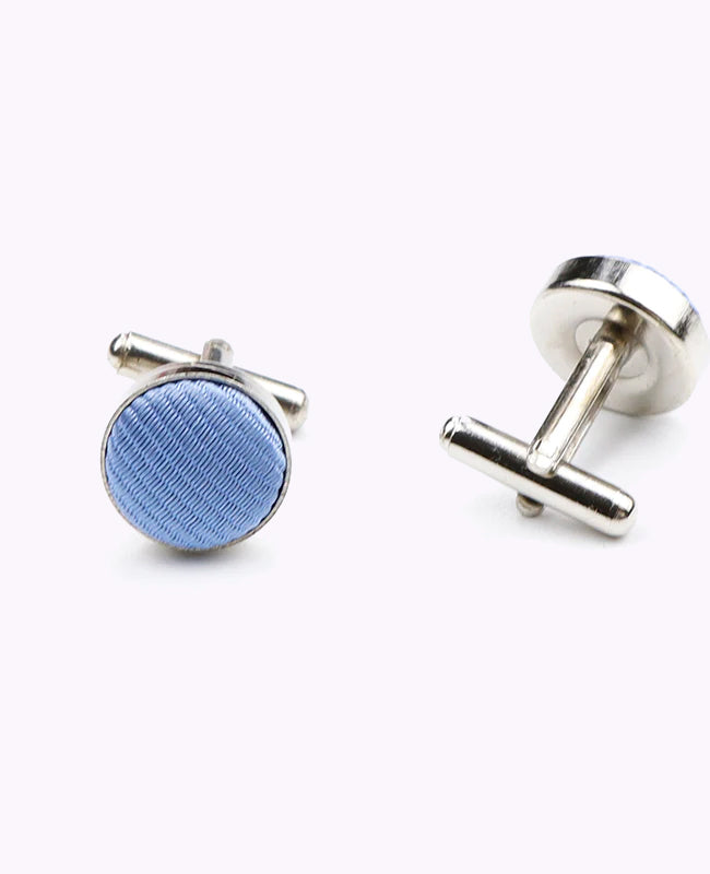 Abotoaduras Azul n°5 em Poliéster «Lucien»