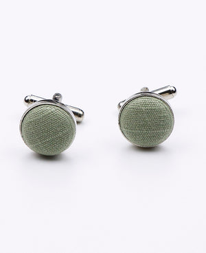 Abotoaduras Verde n°2 em Algodão | Oscar - Unipap's