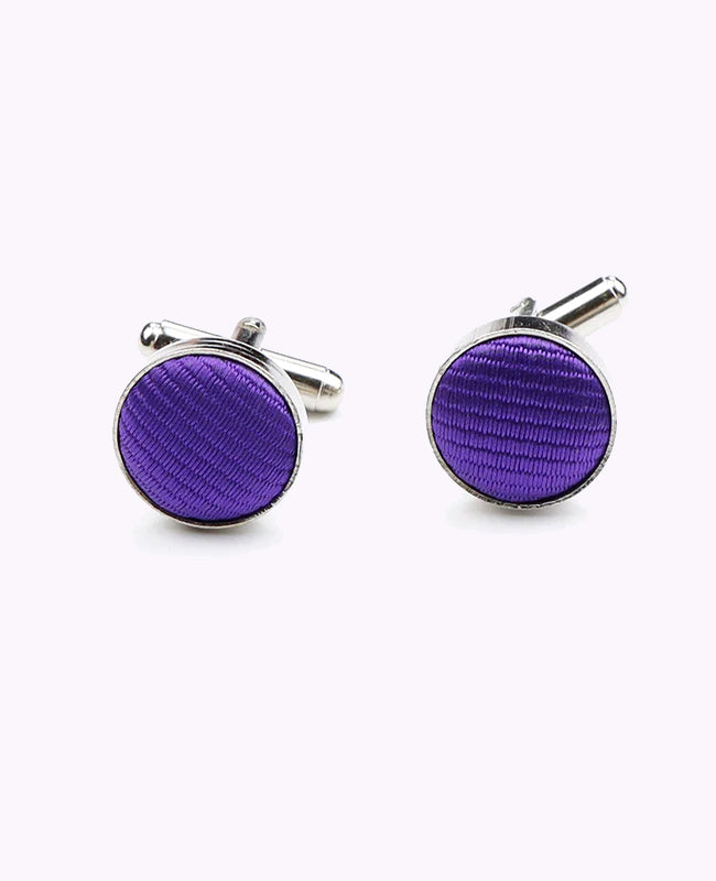 Abotoaduras Violeta n°1 em Poliéster «Lucien»
