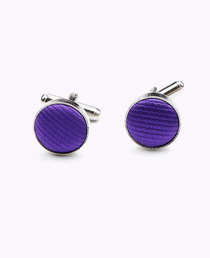 Abotoaduras Violeta n°1 em Poliéster «Lucien»