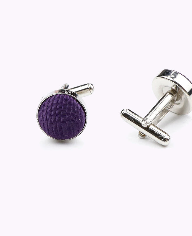 Abotoaduras Violeta n°2 em Poliéster «Lucien»