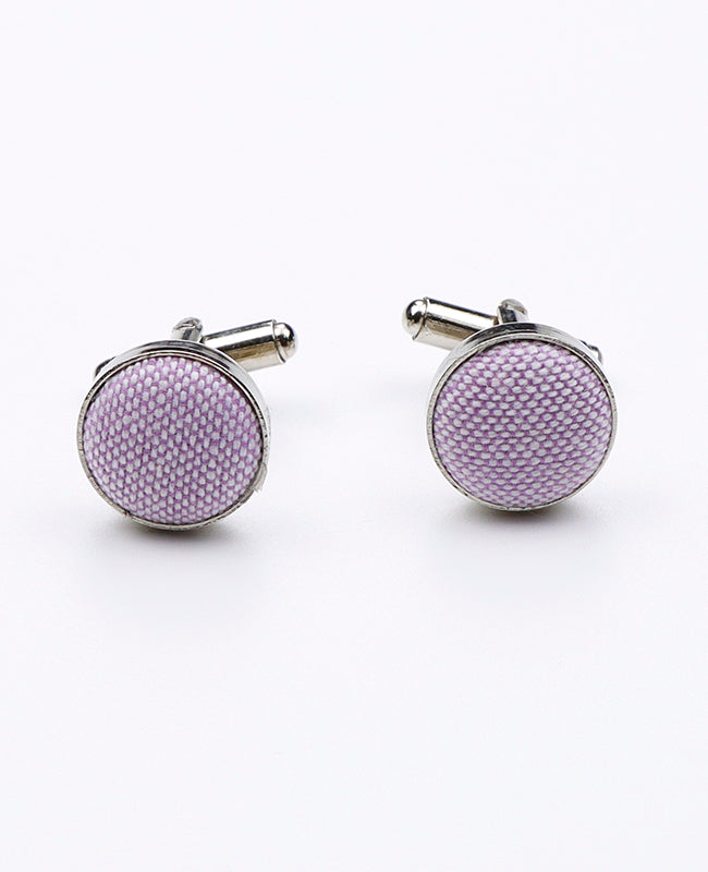 Boutons de Manchette Violet en Coton | Edgard - Unipap's