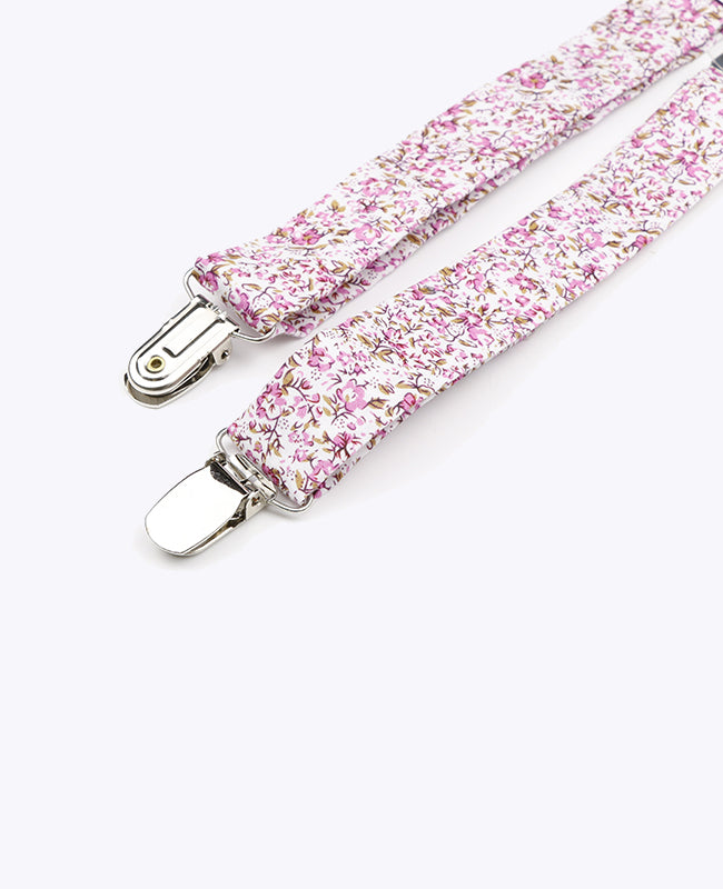 Bretelles Liberty Rose n°4 en Coton «Gaspard»