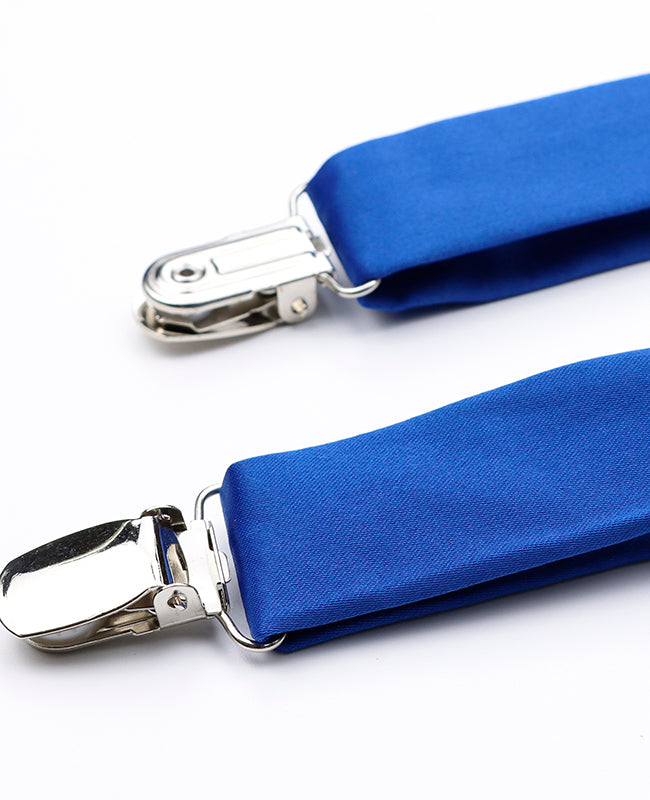 Suspensórios Homem Azul n°2 em Poliéster «Ernest»