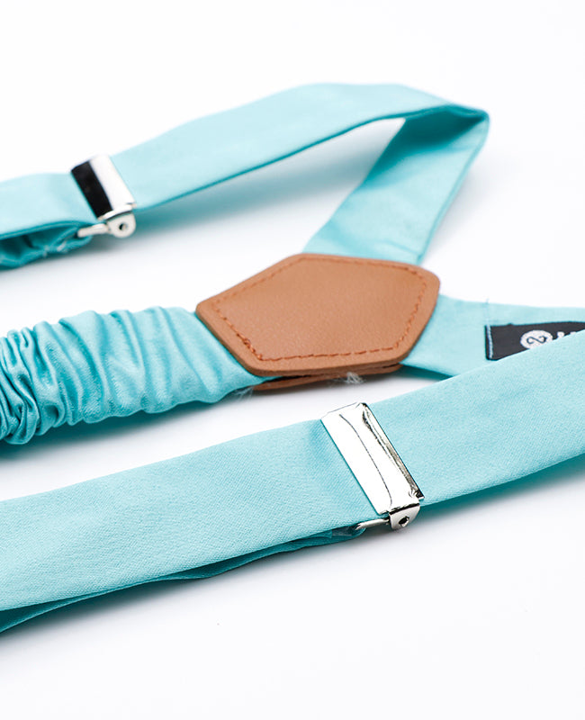 Suspensórios Homem Azul n°4 em Poliéster «Ernest»