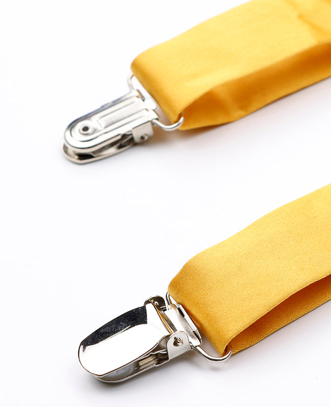 Suspensórios Homem Amarelo n°1 em Poliéster «Ernest»