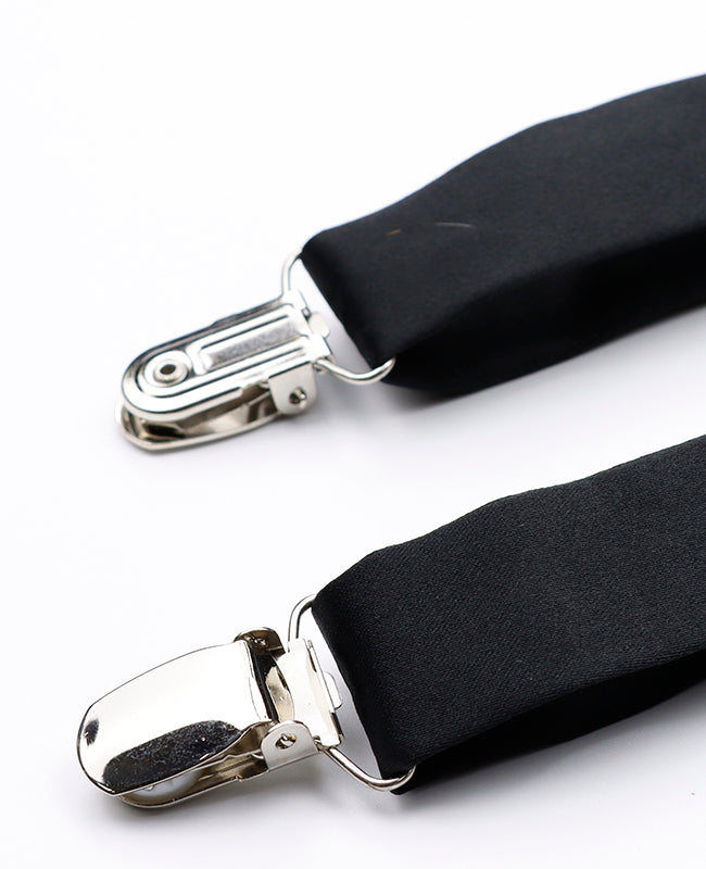 Bretelles Homme Noir en Polyester «Ernest»