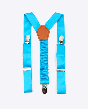 Bretelles Enfant Bleu n°3 en Polyester «Ernest»