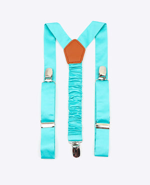 Suspensórios Criança Azul n°4 em Poliéster «Ernest»