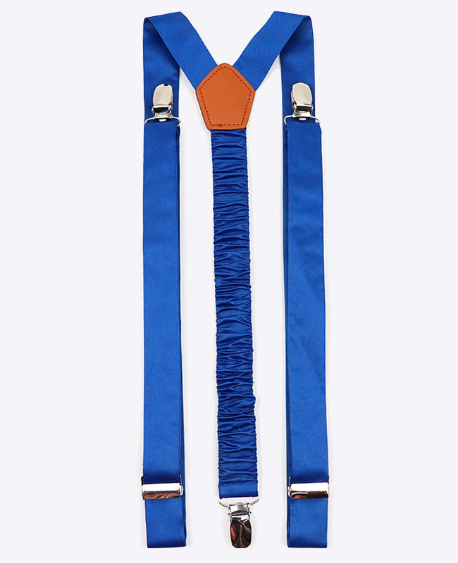 Suspensórios Homem Azul n°2 em Poliéster «Ernest»