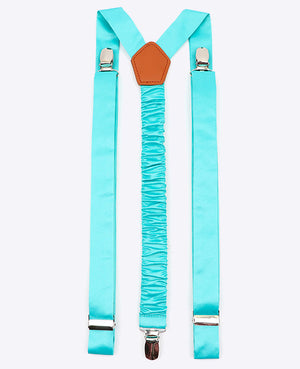 Suspensórios Homem Azul n°4 em Poliéster «Ernest»