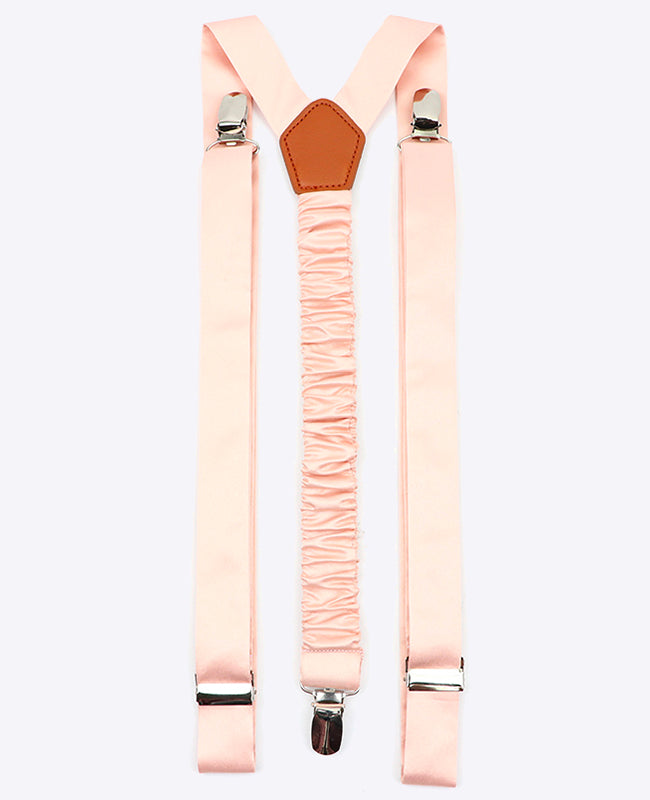 Suspensórios Homem Rosa n°5 em Poliéster «Ernest»