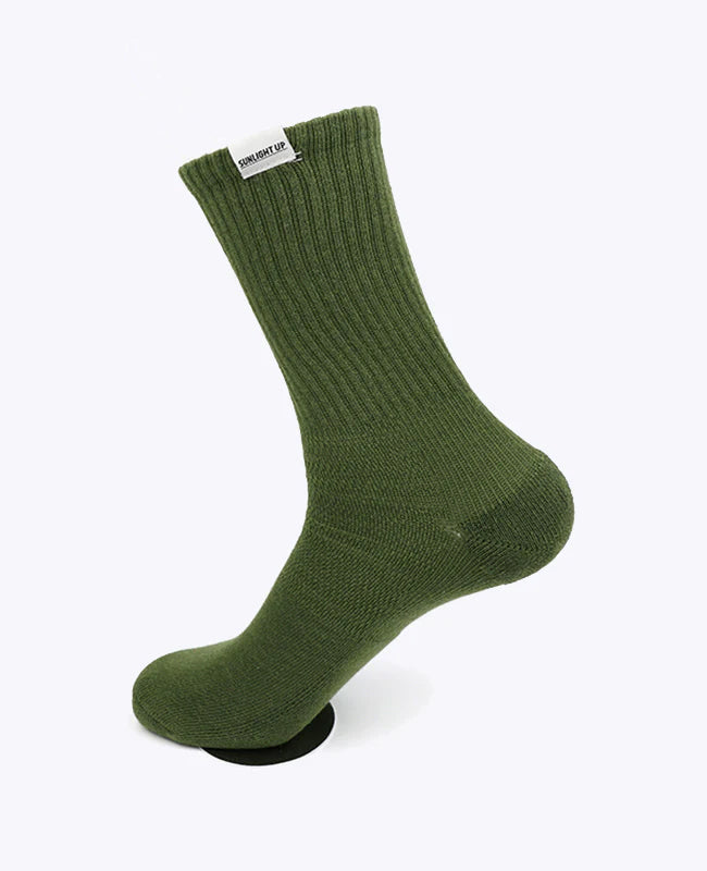 Meias Homem Verde n°3 em Algodão «Maurice»