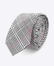 Gravata Tartan Cinzento n°3 Homem em Algodão | Marcel - Unipap's
