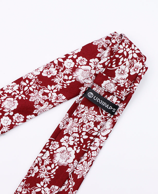Gravata Liberty Vermelho n°2 Homem em Algodão | Clovis - Unipap's