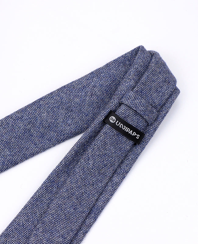 Gravata Azul n°3 Homem em Lã | Claude - Unipap's