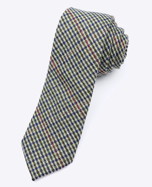 Gravata Tartan Cinzento n°9 Homem em Lã | Nobert - Unipap's