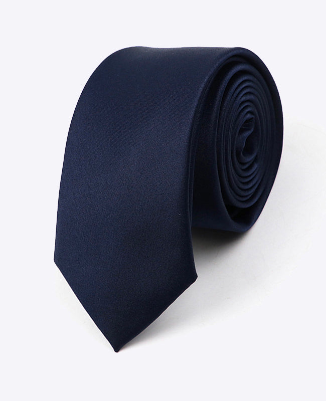 Gravata Azul n°1 Homem em Poliéster «Anatole»