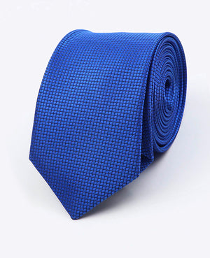 Gravata Azul n°2 Homem em Poliéster | Martin - Unipap's