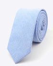 Gravata Azul n°3 Homem em Algodão | Edgard - Unipap's