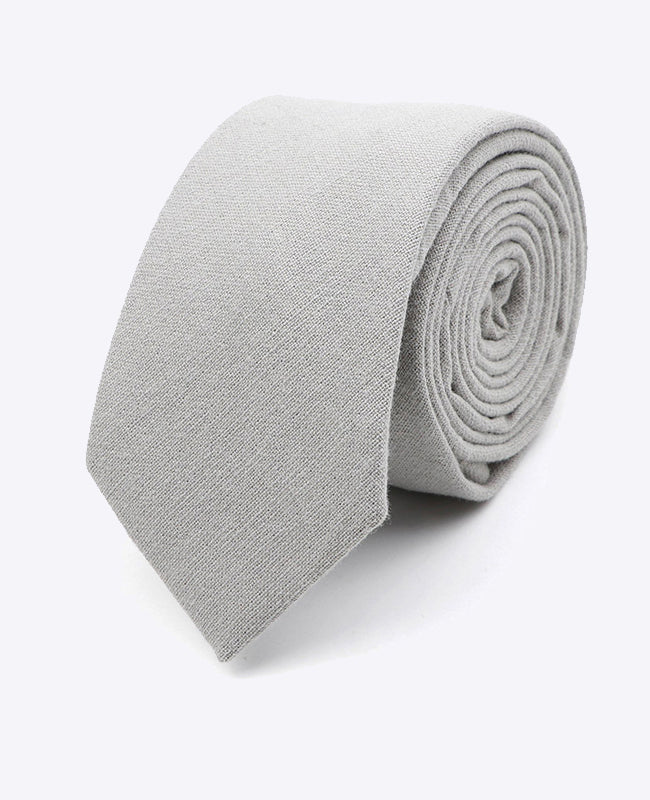 Cravate Gris n°3 Homme en Coton | Edgard | Unipap's
