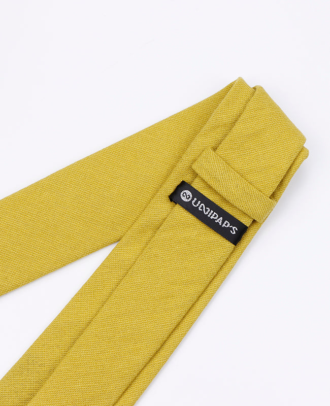 Gravata Amarelo Homem em Algodão | Edgard | Unipap's