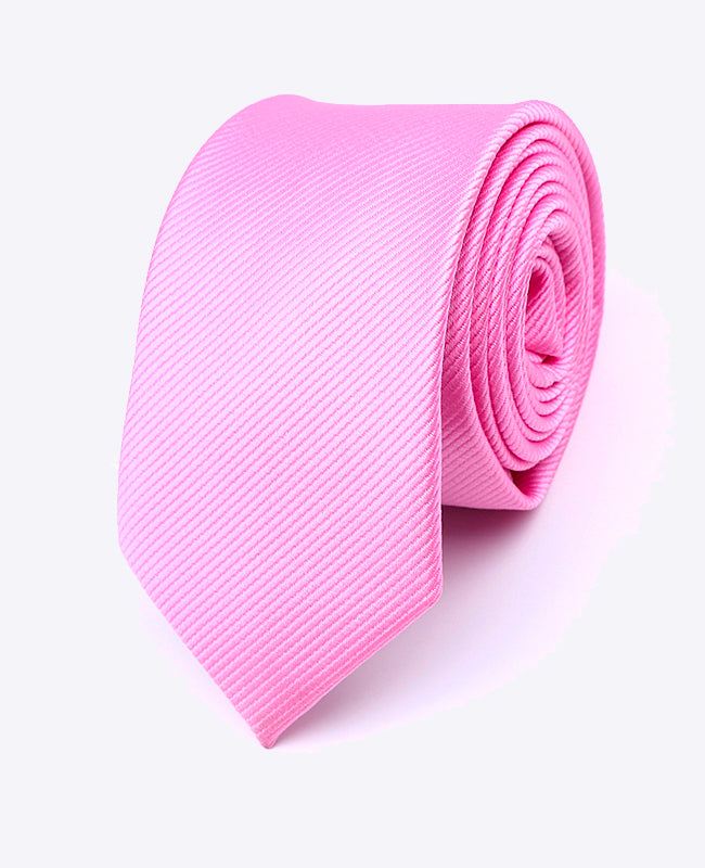 Gravata Rosa Homem em Poliéster | Lucien - Unipap's