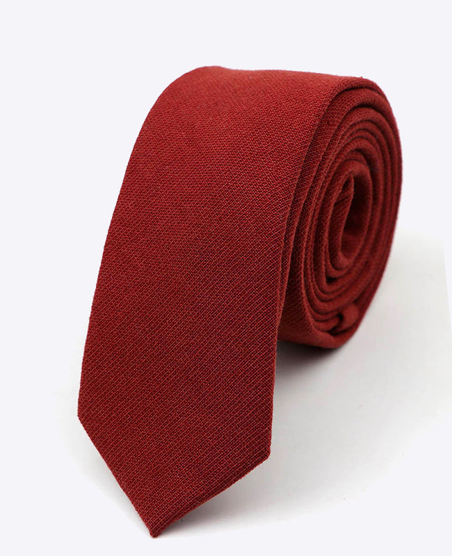 Gravata Vermelho Homem em Algodão | Edgard - Unipap's