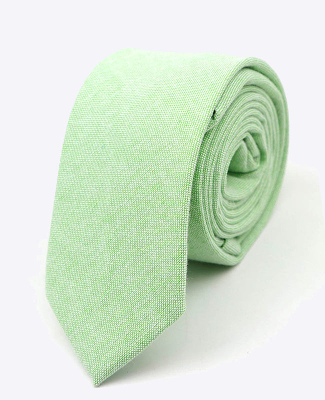 Gravata Verde n°1 Homem em Algodão | Edgard - Unipap's