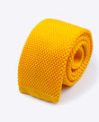 Gravata Amarelo Homem em Malha «Léon»