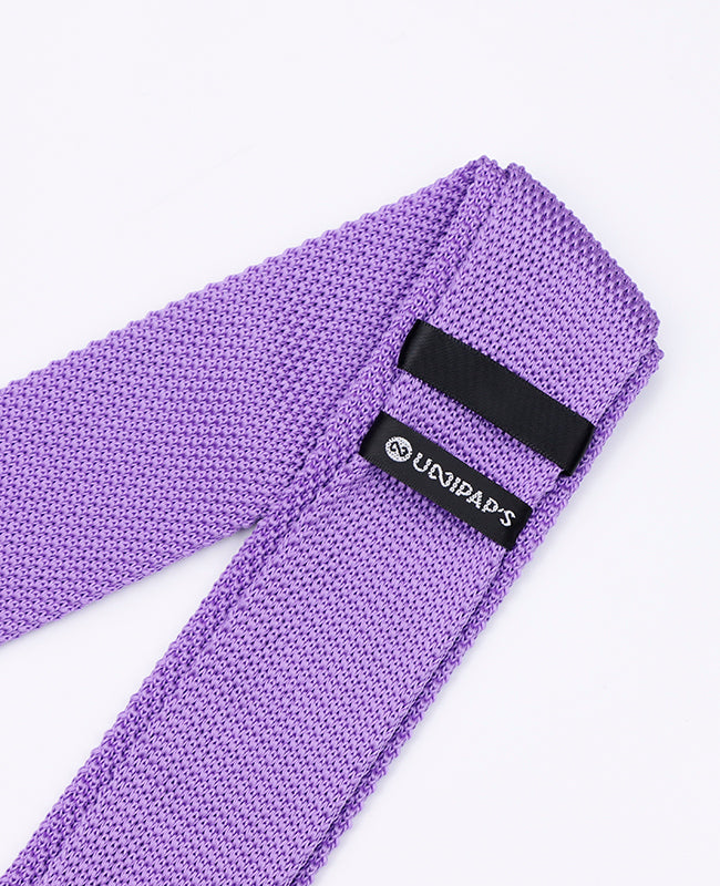 Gravata Violeta Homem em Malha «Léon»