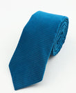 Gravata Azul n°2 Homem em Veludo «Marius»