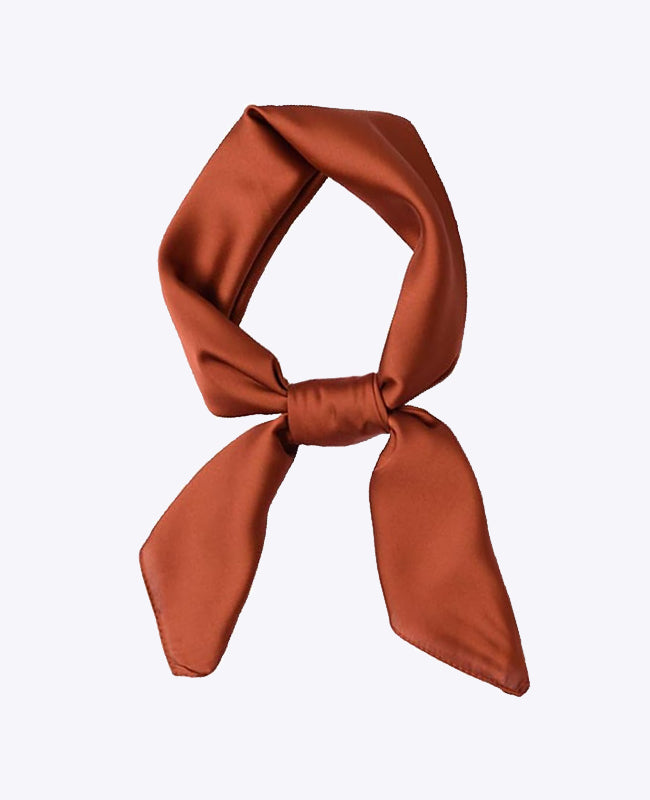 Lenço Terracotta Mulher em Poliéster «Jeanne»