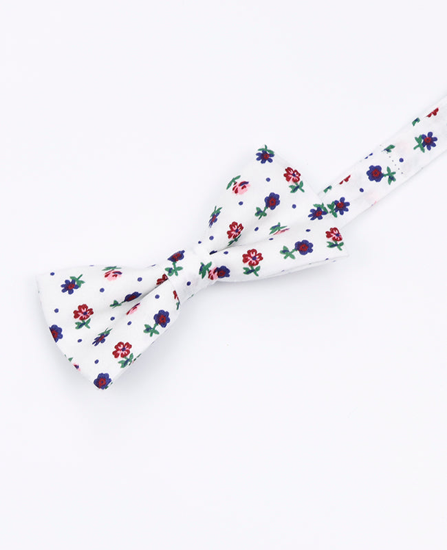 Laço Liberty Branco n°1 Criança em Algodão "Gaspard"