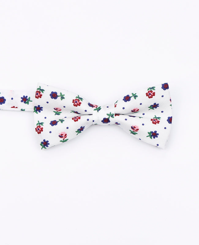 Laço Liberty Branco n°1 Criança em Algodão