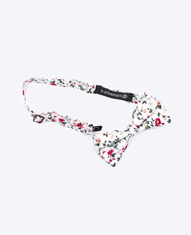 Laço Liberty Branco n°2 Criança em Algodão | Charles - Unipap's