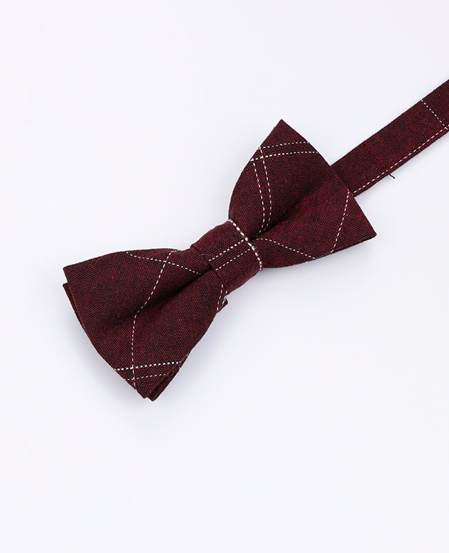 Laço Tartan Vermelho Criança em Algodão | Marcel - Unipap's